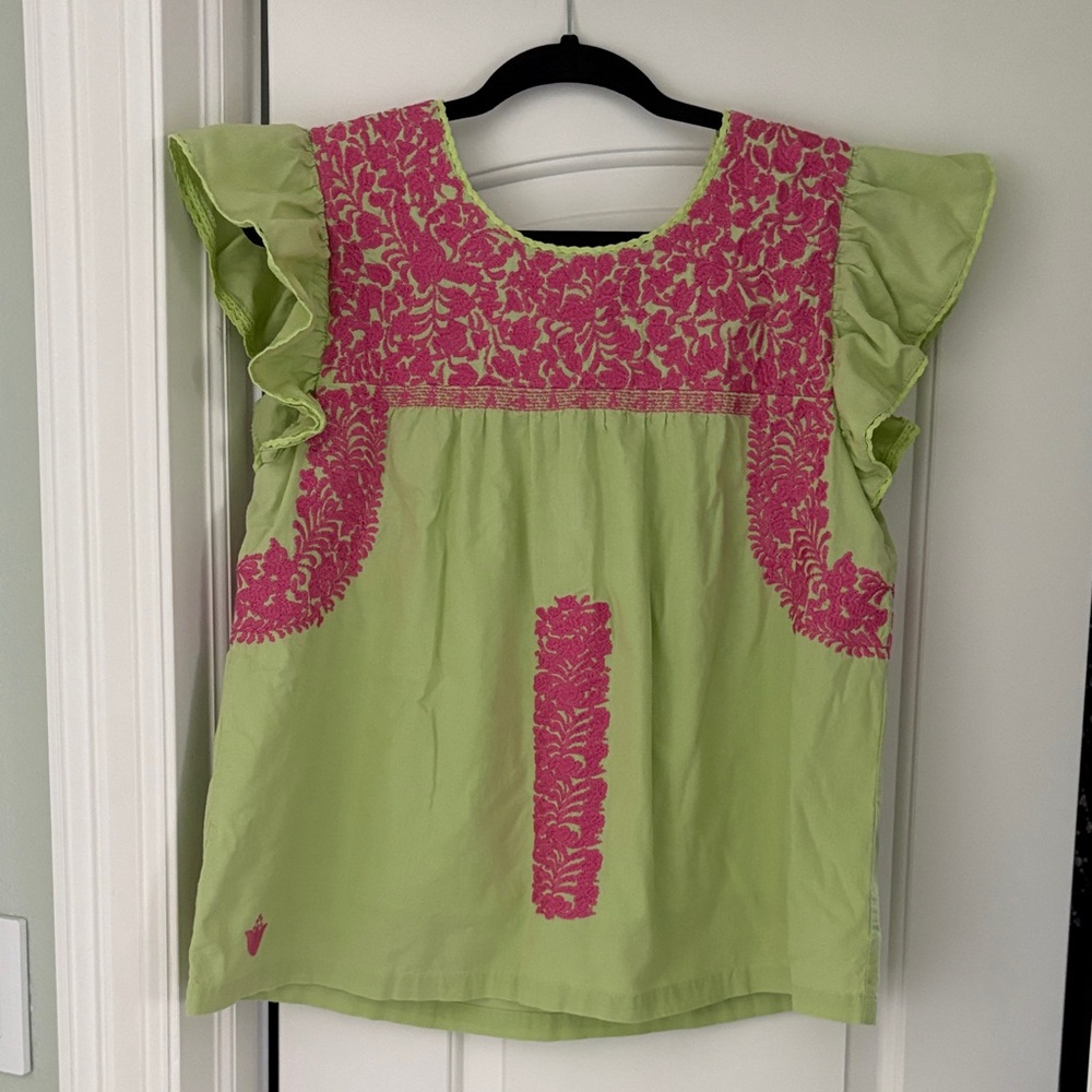 J. Marie Embroidered Top